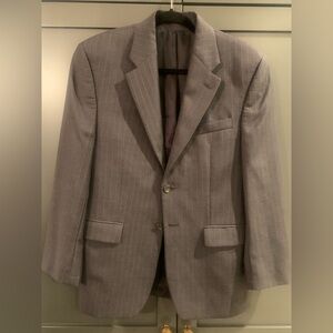 Ralph Lauren Gray Pinstripe suit jacket.  Men’s Size 37S (37 short)
